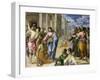 Christ Healing the Blind, c.1570-El Greco-Framed Giclee Print