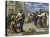 Christ Healing the Blind-El Greco-Stretched Canvas