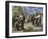 Christ Healing the Blind-El Greco-Framed Giclee Print