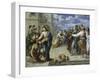 Christ Healing the Blind-El Greco-Framed Giclee Print