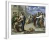 Christ Healing the Blind-El Greco-Framed Giclee Print