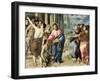 Christ Healing the Blind-El Greco-Framed Giclee Print