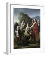 Christ Healing the Blind-Martinus Rorbye-Framed Giclee Print