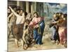 Christ Healing the Blind-El Greco-Mounted Art Print
