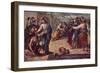 Christ Healing the Blind-El Greco-Framed Art Print