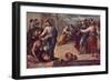 Christ Healing the Blind-El Greco-Framed Art Print