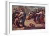 Christ Healing the Blind-El Greco-Framed Art Print