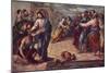 Christ Healing the Blind-El Greco-Mounted Art Print