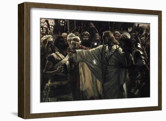 Christ Healing the Ear of Malchus-James Tissot-Framed Giclee Print