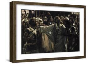 Christ Healing the Ear of Malchus-James Tissot-Framed Giclee Print