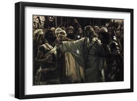 Christ Healing the Ear of Malchus-James Tissot-Framed Giclee Print