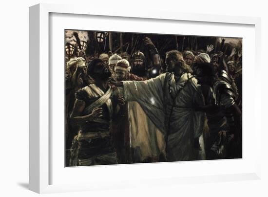 Christ Healing the Ear of Malchus-James Tissot-Framed Giclee Print