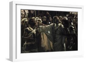 Christ Healing the Ear of Malchus-James Tissot-Framed Giclee Print