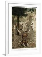 Christ Healing the Lepers at Capernaum, C1890-James Jacques Joseph Tissot-Framed Giclee Print