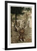 Christ Healing the Lepers at Capernaum, C1890-James Jacques Joseph Tissot-Framed Giclee Print