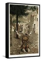 Christ Healing the Lepers at Capernaum, C1890-James Jacques Joseph Tissot-Framed Stretched Canvas