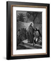 Christ Healing the Man Sick of the Palsy, 1866-Gustave Doré-Framed Giclee Print