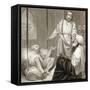 Christ Healing the Paralysed Man Let Down by Ropes, C1810-C1844-Henry Corbould-Framed Stretched Canvas