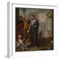 Christ Healing the Paralytic at the Pool of Bethesda, 1667-1670-Bartolomé Estebàn Murillo-Framed Giclee Print