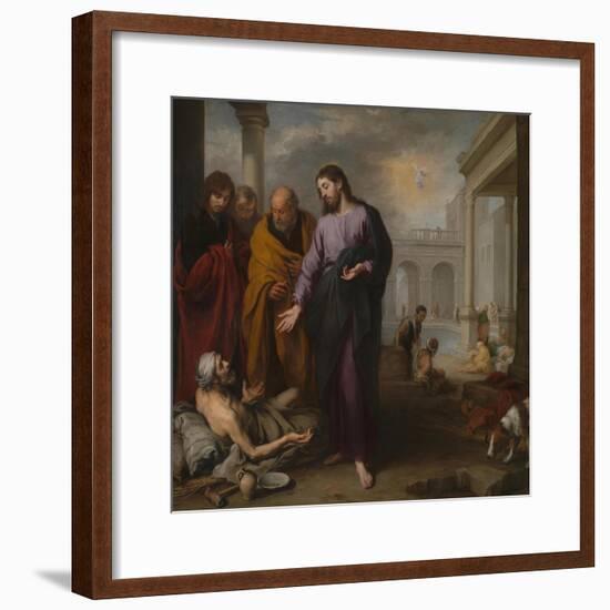 Christ Healing the Paralytic at the Pool of Bethesda, 1667-1670-Bartolomé Estebàn Murillo-Framed Giclee Print