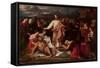 Christ Healing the Sick (Oil on Board)-Washington Allston-Framed Stretched Canvas