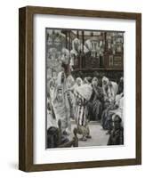 Christ Healing the Withered Hand-James Tissot-Framed Giclee Print