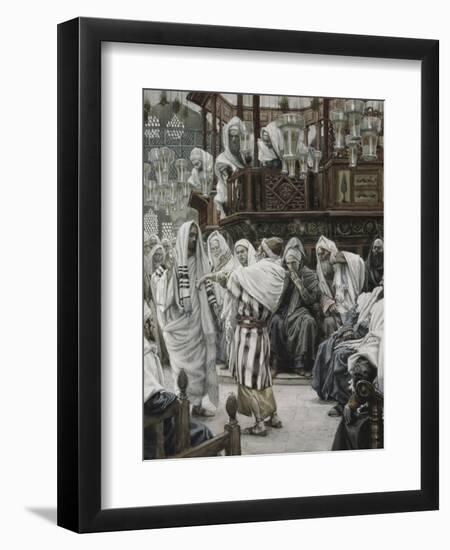 Christ Healing the Withered Hand-James Tissot-Framed Giclee Print