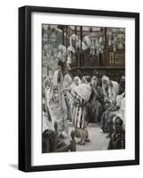 Christ Healing the Withered Hand-James Tissot-Framed Giclee Print