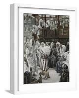 Christ Healing the Withered Hand-James Tissot-Framed Giclee Print