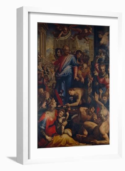 Christ Heals the Leper-Francesco Morandini-Framed Giclee Print