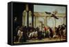 Christ Heals the Paralytic-Giovanni Battista Tiepolo-Framed Stretched Canvas