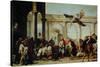 Christ Heals the Paralytic-Giovanni Battista Tiepolo-Stretched Canvas