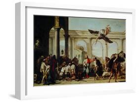 Christ Heals the Paralytic-Giovanni Battista Tiepolo-Framed Giclee Print