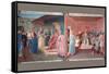 Christ in Front of Pilate-Fra Angelico-Framed Stretched Canvas