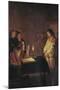 Christ in Front of the High Priest-Gerrit van Honthorst-Mounted Art Print