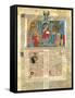 Christ in Glory, Miniature from Decrees-null-Framed Stretched Canvas