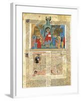 Christ in Glory, Miniature from Decrees-null-Framed Giclee Print