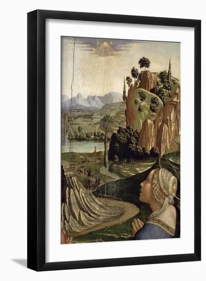 Christ in Glory with Saints, Detail of the Landscape, 1492-Domenico Ghirlandaio-Framed Giclee Print