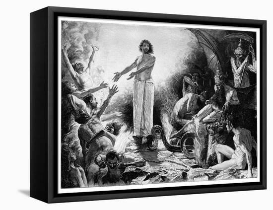 Christ in Hades, 1899-JF Weber-Framed Stretched Canvas