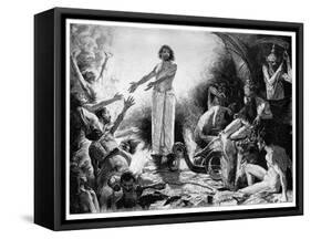 Christ in Hades, 1899-JF Weber-Framed Stretched Canvas