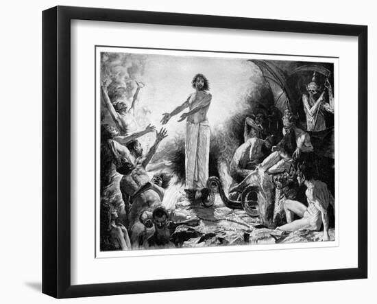 Christ in Hades, 1899-JF Weber-Framed Giclee Print