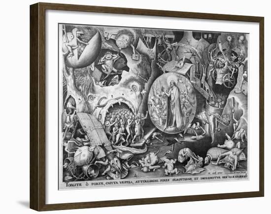 Christ in Hell, C.1561-Pieter Bruegel the Elder-Framed Giclee Print