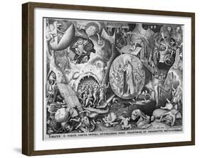 Christ in Hell, C.1561-Pieter Bruegel the Elder-Framed Giclee Print