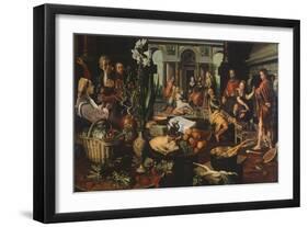 Christ in House of Martha and Mary-Pieter Aertsen-Framed Giclee Print