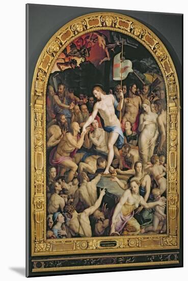 Christ in Limbo, 1552-Agnolo Bronzino-Mounted Giclee Print