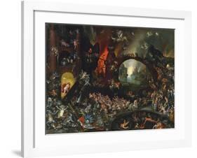 Christ in Limbo, 1593-Pieter Bruegel the Elder-Framed Premium Giclee Print