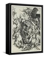 Christ in Limbo-Martin Schongauer-Framed Stretched Canvas