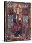 Christ in Majesty - Carolingian Illumination, 8Th Cent.-null-Stretched Canvas