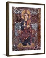 Christ in Majesty - Carolingian Illumination, 8Th Cent.-null-Framed Photographic Print