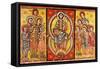 Christ in Majesty Surrounded by the Twelve Apostles-null-Framed Stretched Canvas